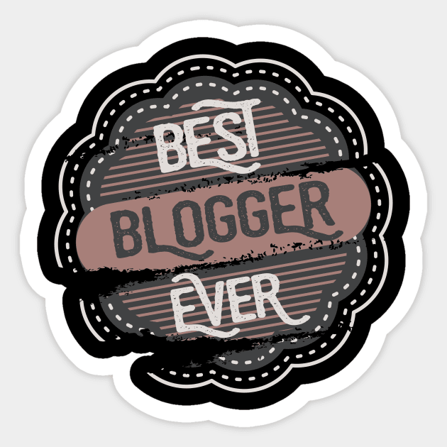 Best Blogger Ever Sticker by DimDom